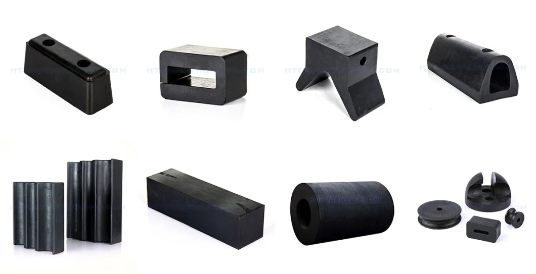 High Quality Solid Dock Bumper Square Boat/Marine Rubber Fender