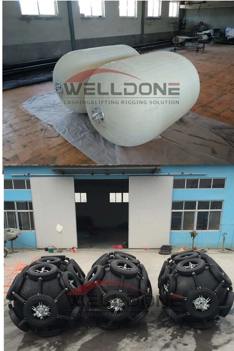 Floating Pneumatic Rubber Fender with Chain and Tyre Net