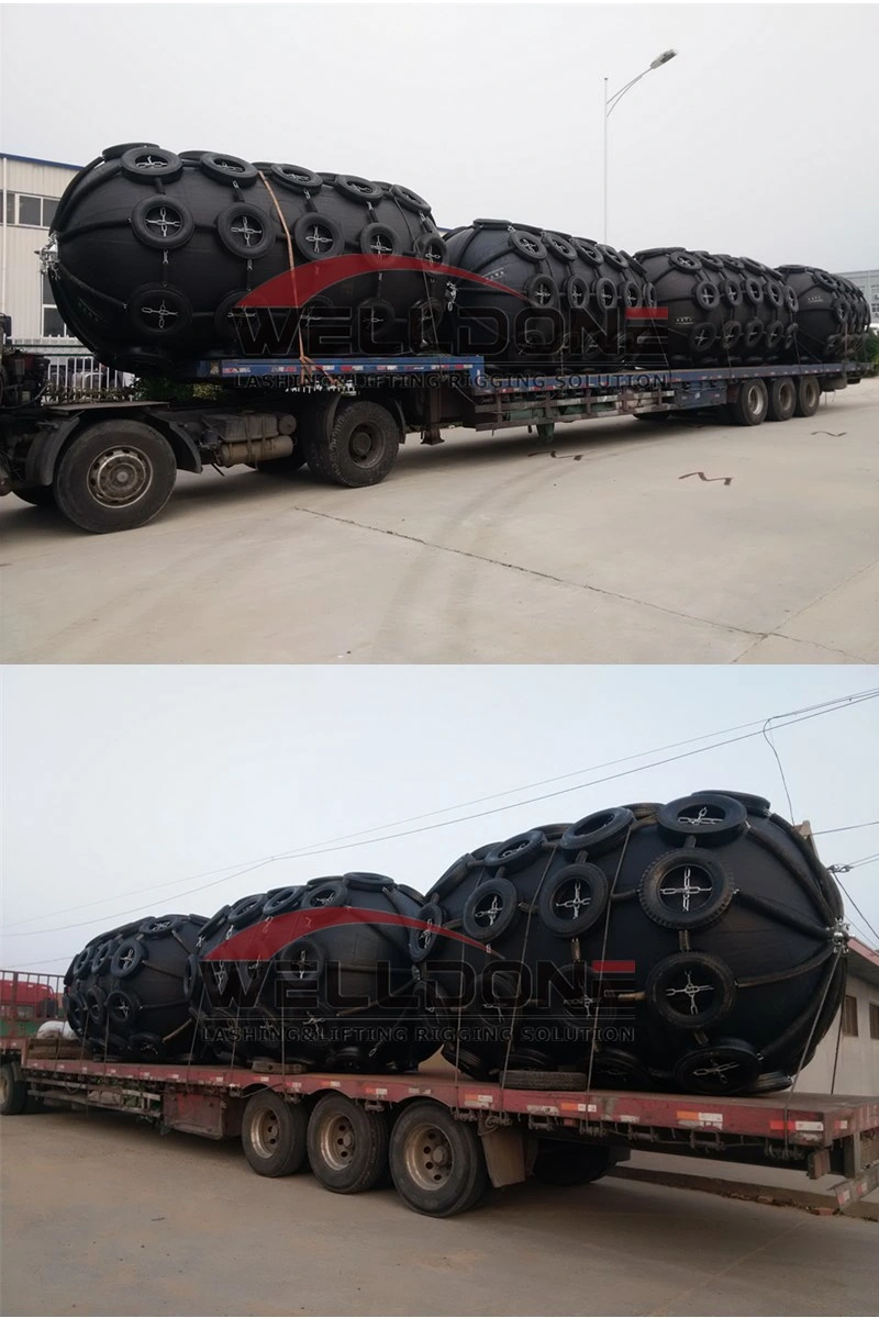 Floating Pneumatic Rubber Fender with Chain and Tyre Net