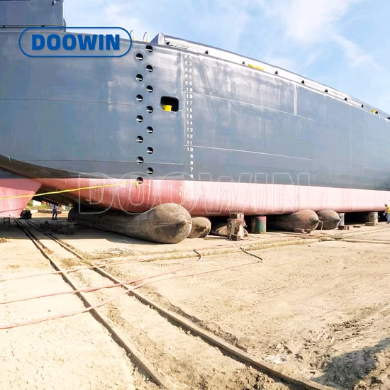 Airbag per il lancio di navi in ​​palloncini di gomma marini per l'atterraggio e il lancio di chiatte per imbarcazioni, salvataggio marittimo e sollevamento di carichi pesanti