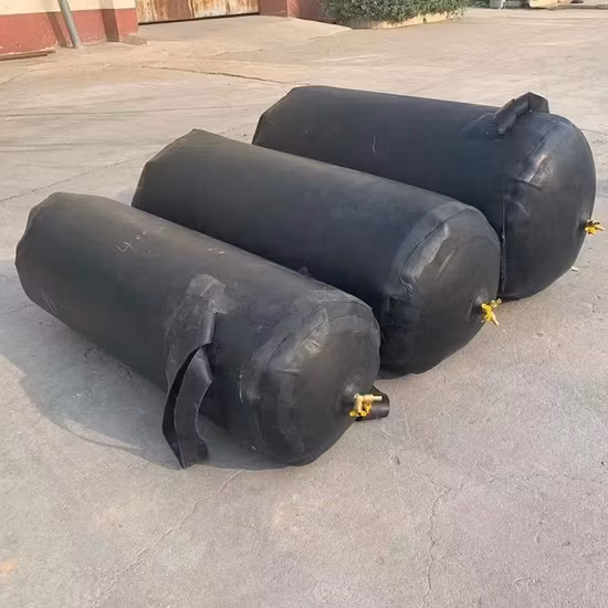 Airbag in gomma gonfiabile per manutenzione fognaria con tappo dell'acqua