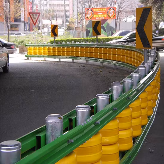 Barriera a rulli per guardrail autostradale in acciaio Q235 Q345 Aashto M180 prodotta in Cina
